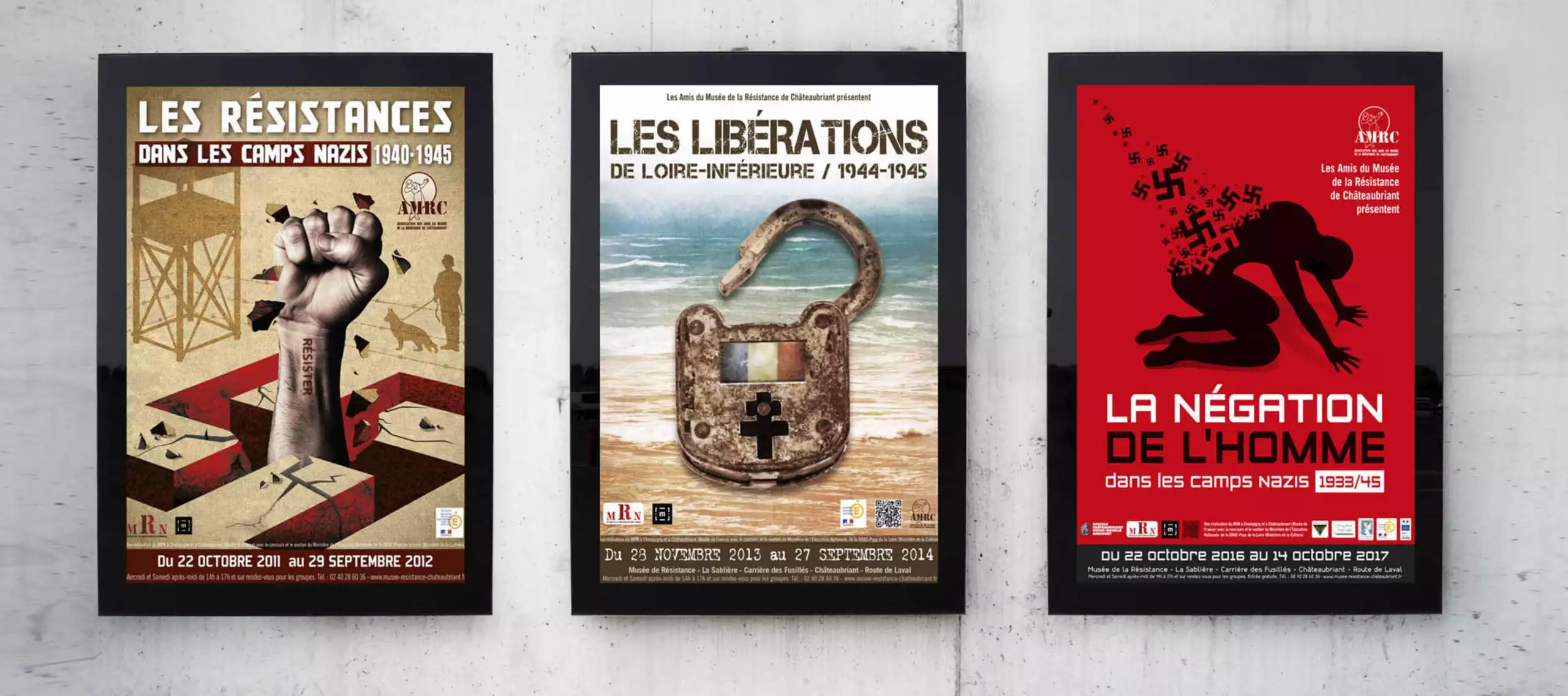 affiches exposition musée de la résistance
